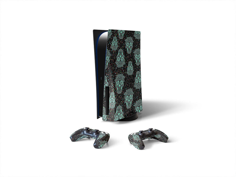 confetti muertos horror Sony PS5 DIY Skin