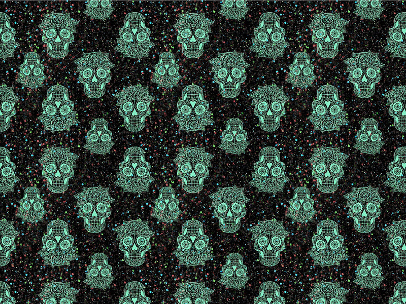 Confetti Muertos Horror Vinyl Wrap Pattern~Rwraps Series 914 Digitally Printed Vinyl Wrap~0