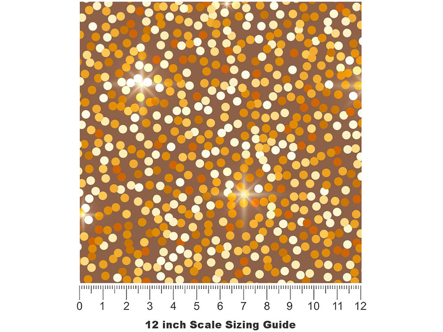 Confetti Storm Bokeh Vinyl Film Pattern Size 12 inch Scale~Rwraps Confetti Storm Bokeh Sizing Chart~2