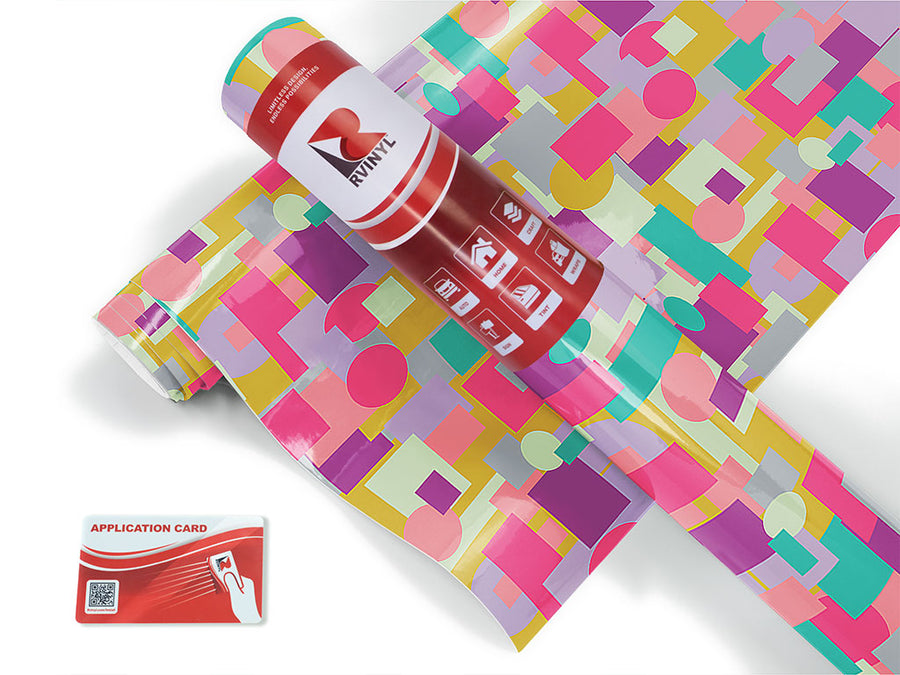 congo configurations mosaic Craft Vinyl Roll