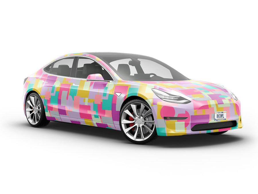 Congo Configurations Mosaic Vehicle Vinyl Wrap