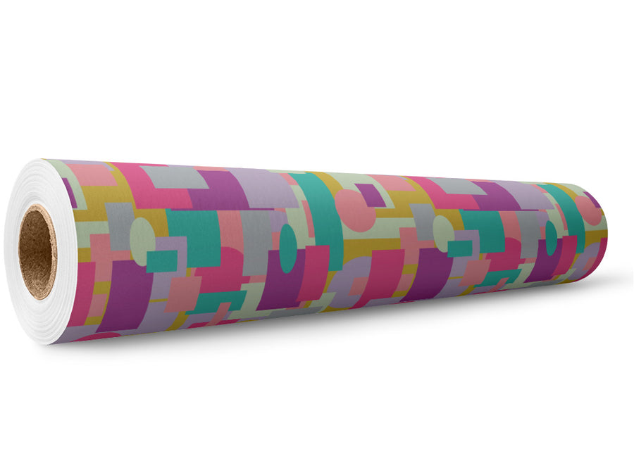 Congo Configurations Mosaic Wrap Film Wholesale Roll~Rwraps Series 914 Digitally Printed Vinyl Roll~5