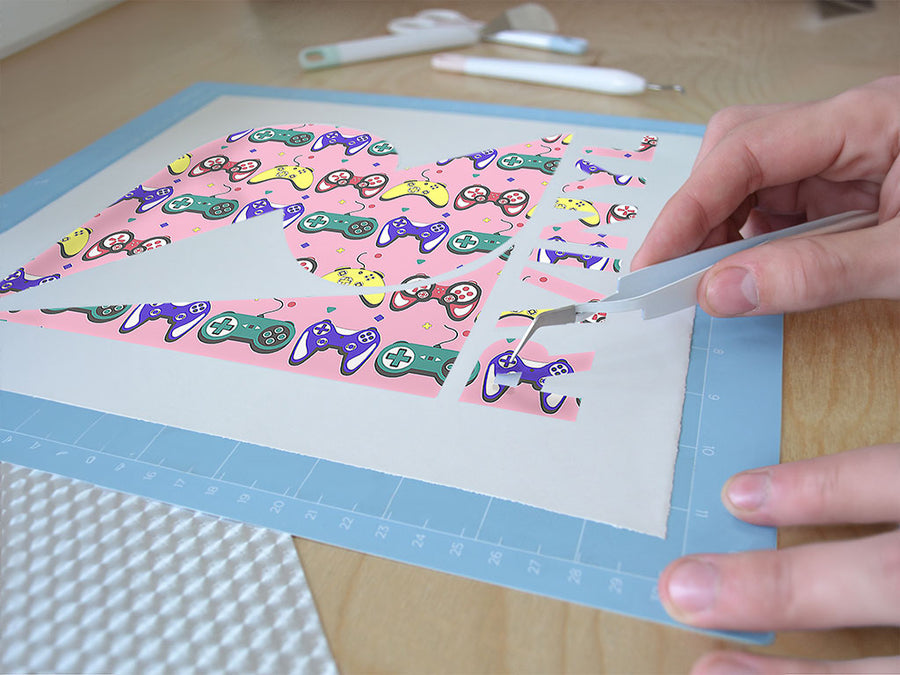 console control gaming Easy Weed Craft Vinyl