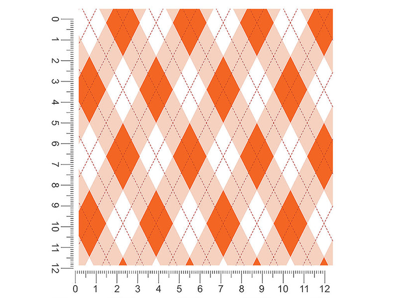 construction vest argyle 1ft x 1ft Craft Sheets