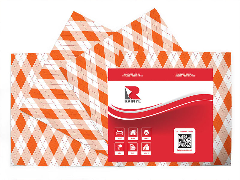 construction vest argyle Craft Vinyl Sheet Pack