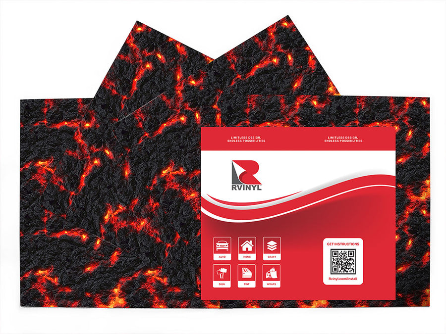 converging tectonic lava Craft Vinyl Sheet Pack