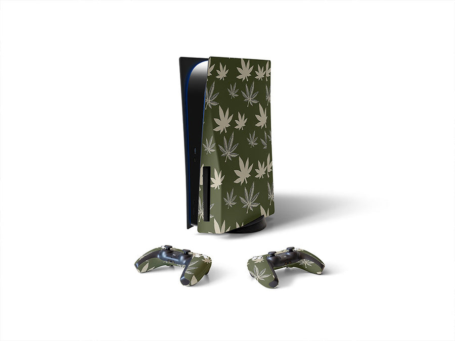 cool cannabanoid cannabis Sony PS5 DIY Skin