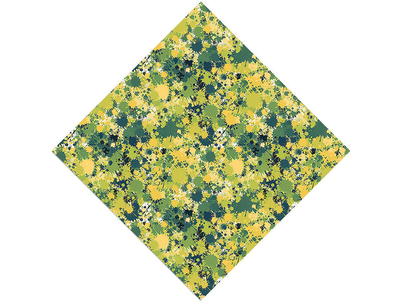 Cool Chameleon Paint Splatter Vinyl Wrap Pattern