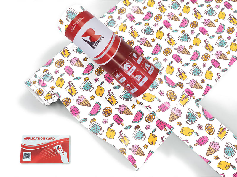 cool down summertime Craft Vinyl Roll