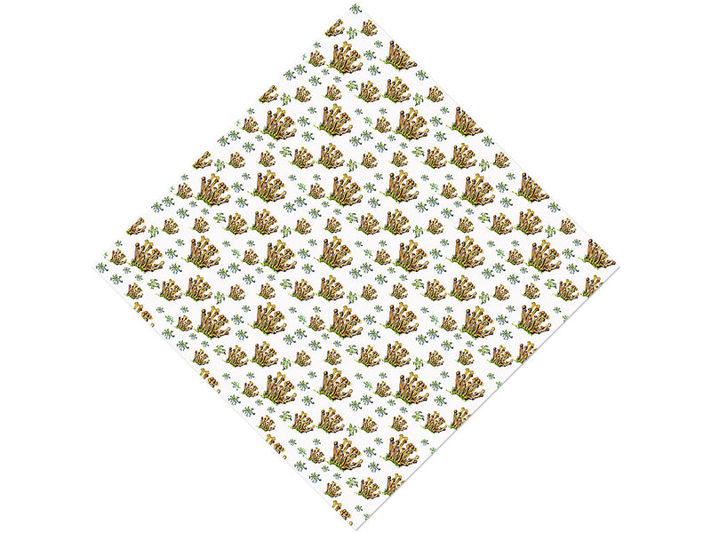Coprinellus Micaceous Mushroom Vinyl Wrap Pattern