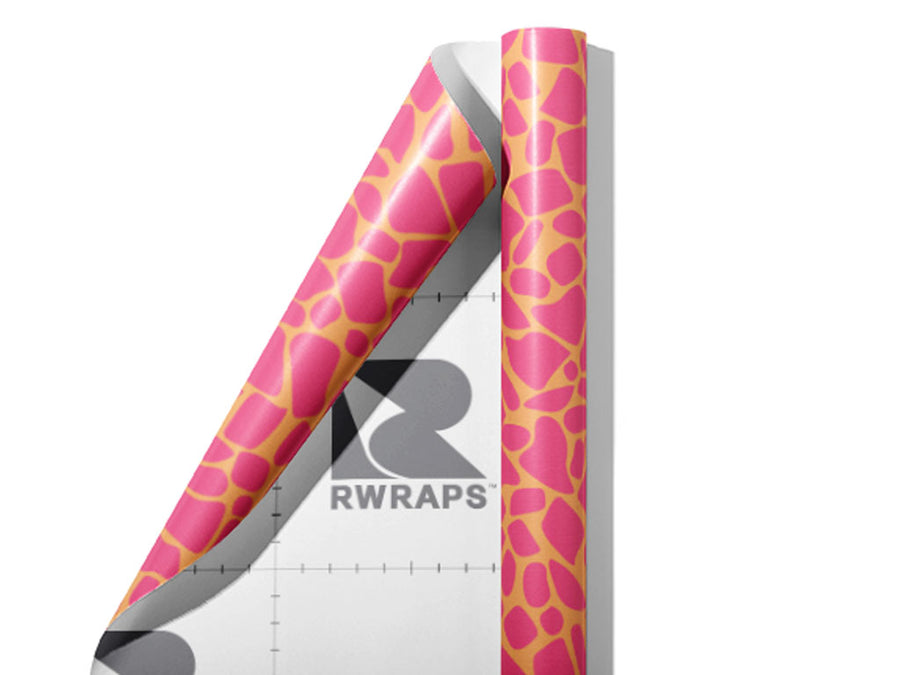 Coral Cobblestone Wrap Film Sheets~Rwraps Series 914 Coral Cobblestone Scrolled Sheet~4