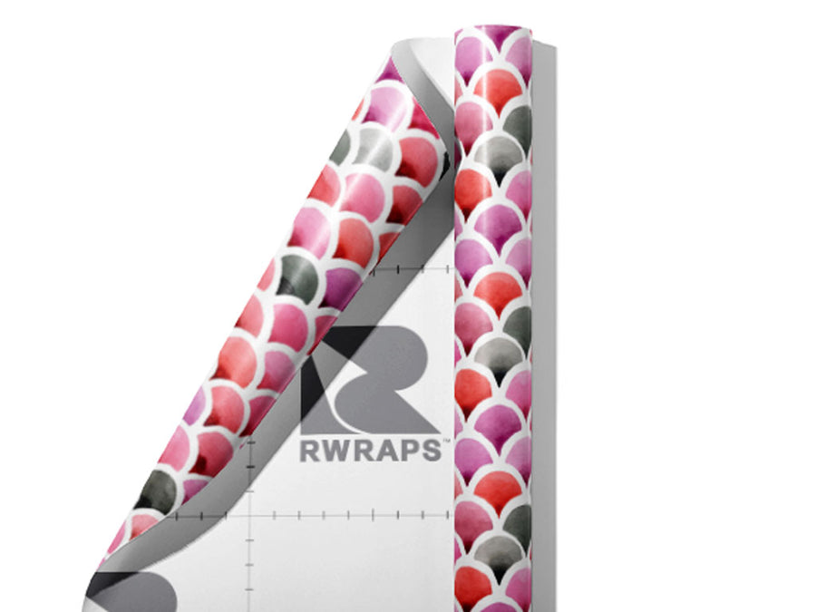 Coral Shells Fantasy Wrap Film Sheets~Rwraps Series 914 Coral Shells Fantasy Scrolled Sheet~3
