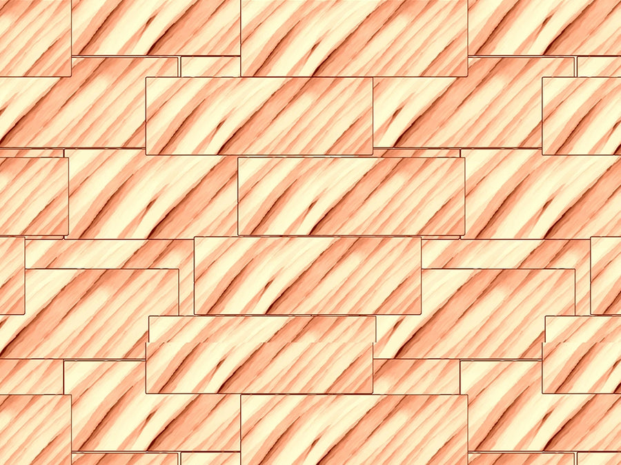 Coral Tile Vinyl Wrap Pattern~Rwraps Series 914 Digitally Printed Vinyl Wrap~0