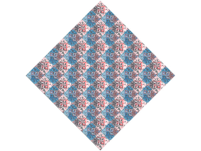 Cornflower Tile Vinyl Wrap Pattern