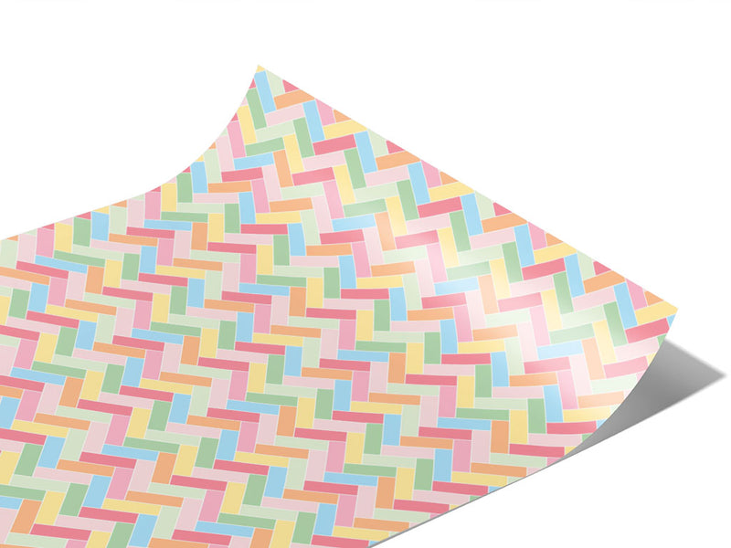 Cotton Candy Brick Vinyl Wraps~Rwraps Series 914 Digitally Printed Vinyl Wrap~1