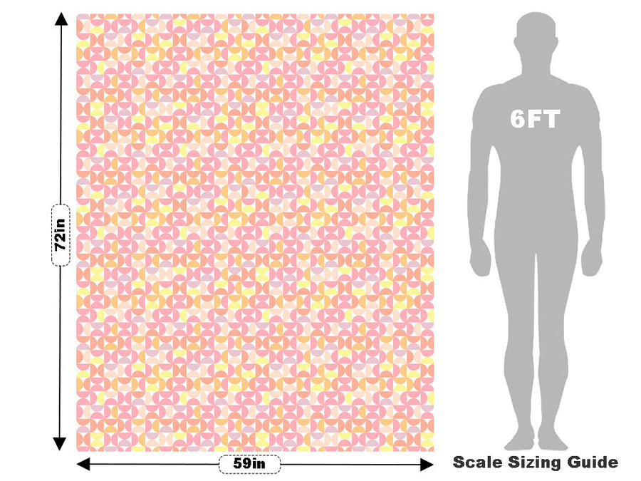 Cotton Candy Mosaic Vehicle Wrap Scale~Rwraps Series 914 Cotton Candy Mosaic Measurements~1