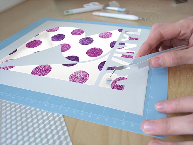 cotton candy polka dot Easy Weed Craft Vinyl