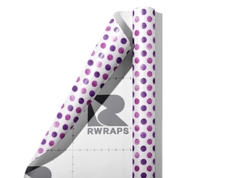 Cotton Candy Polka Dot Wrap Film Sheets~Rwraps Series 914 Cotton Candy Polka Dot Scrolled Sheet~3