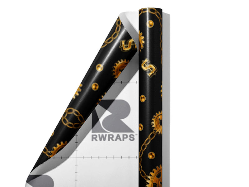Count Up Bling Wrap Film Sheets~Rwraps Series 914 Count Up Bling Scrolled Sheet~3