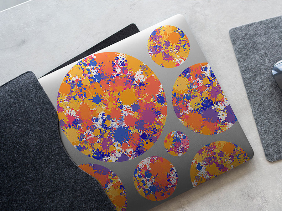 country fair paint splatter DIY Laptop Stickers
