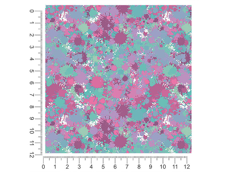 courtship dating paint splatter 1ft x 1ft Craft Sheets