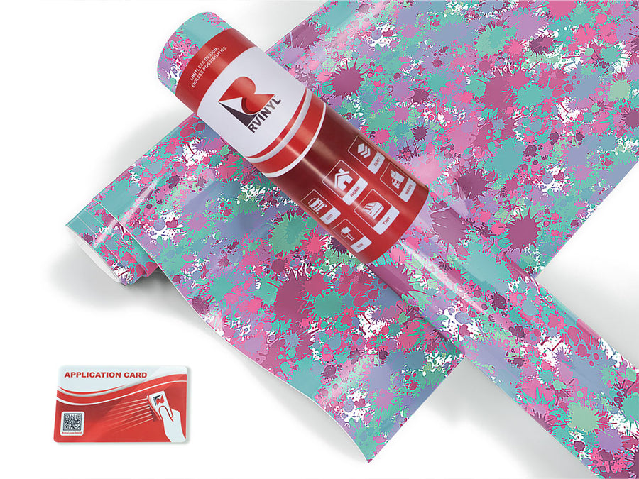 courtship dating paint splatter Craft Vinyl Roll