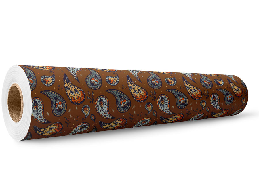 Cowboy Wrangling Paisley Wrap Film Wholesale Roll~Rwraps Series 914 Digitally Printed Vinyl Roll~5