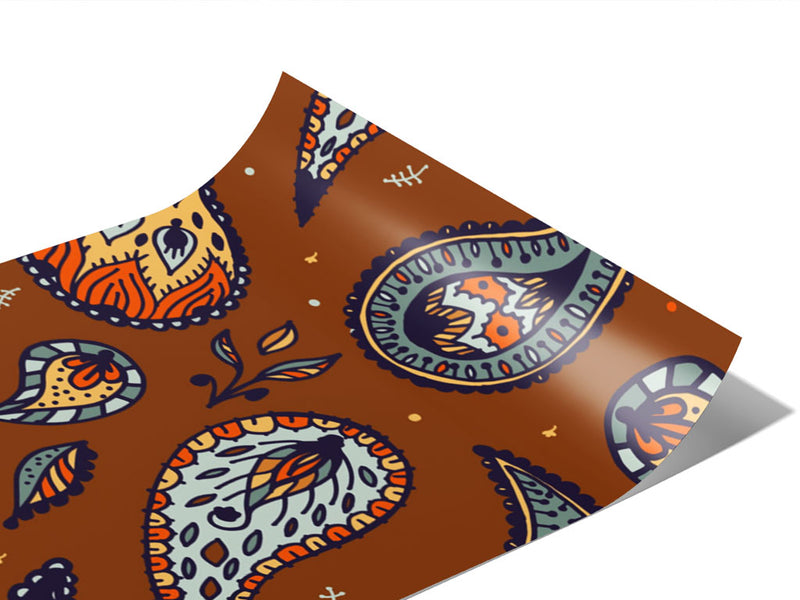 Cowboy Wrangling Paisley Vinyl Wraps~Rwraps Series 914 Digitally Printed Vinyl Wrap~0