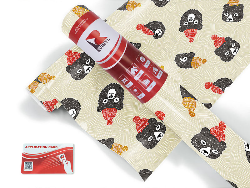cozy caps animal Craft Vinyl Roll