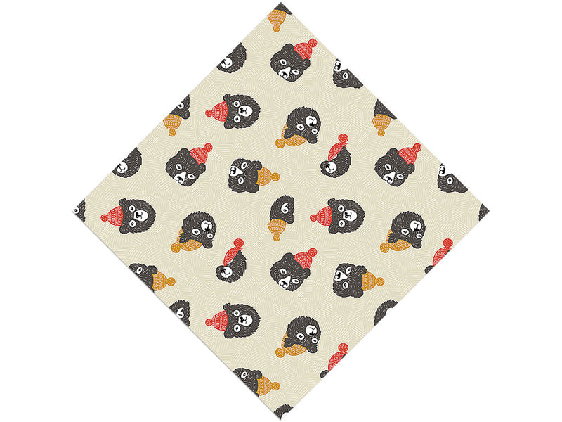Cozy Caps Animal Vinyl Wrap Pattern