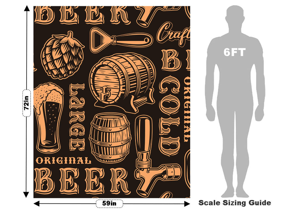 Craft Brew Alcohol Vehicle Wrap Scale~Rwraps Series 914 Craft Brew Alcohol Measurements~1