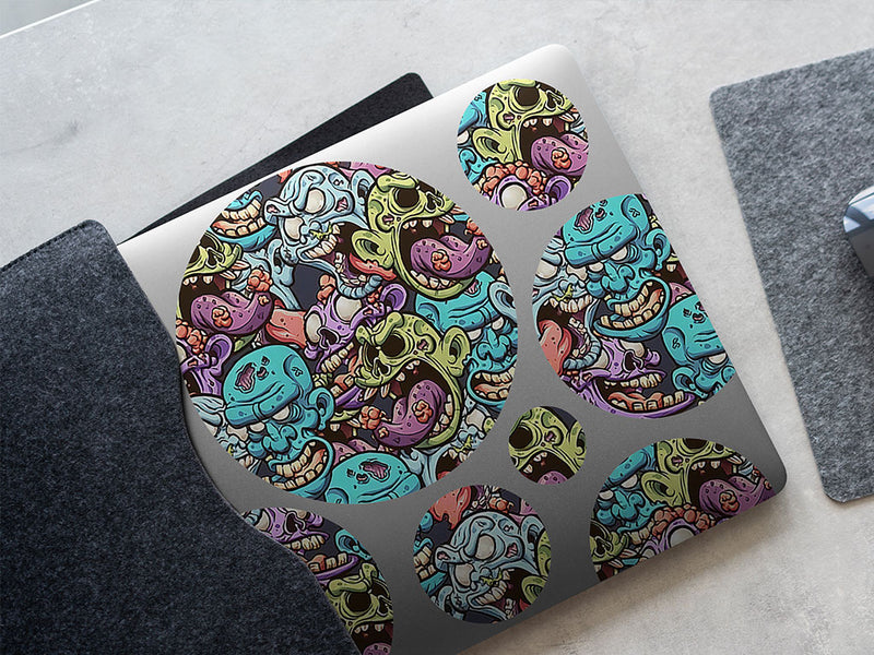 cranial cravings horror DIY Laptop Stickers