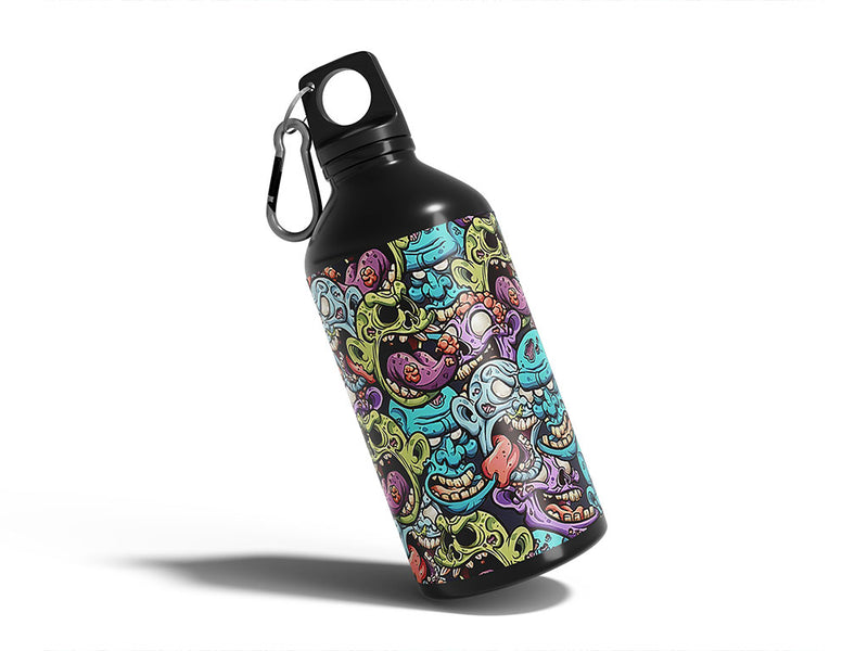 cranial cravings horror Water Bottle DIY Stickers