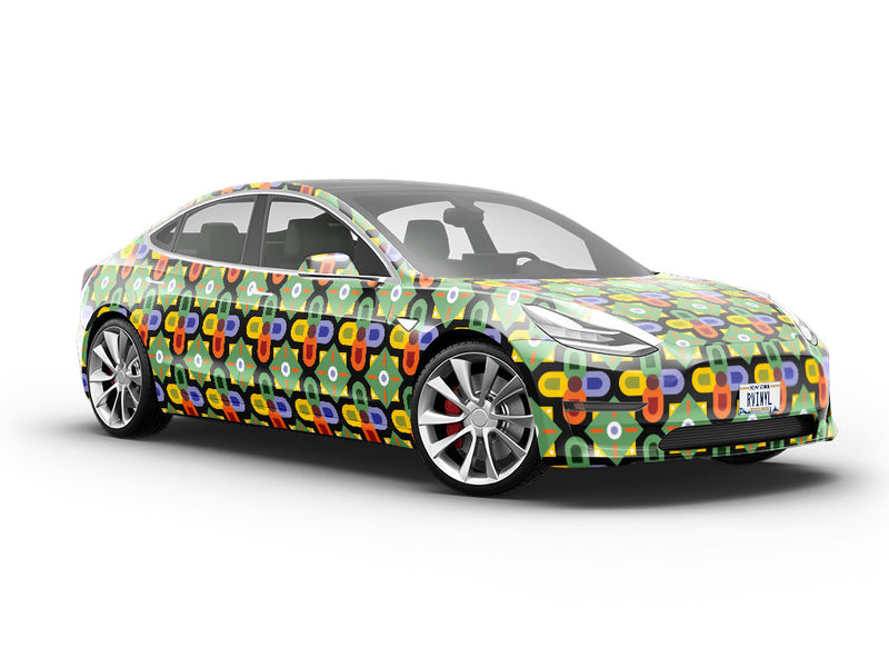 Crayon Creation Art Deco Vehicle Vinyl Wrap