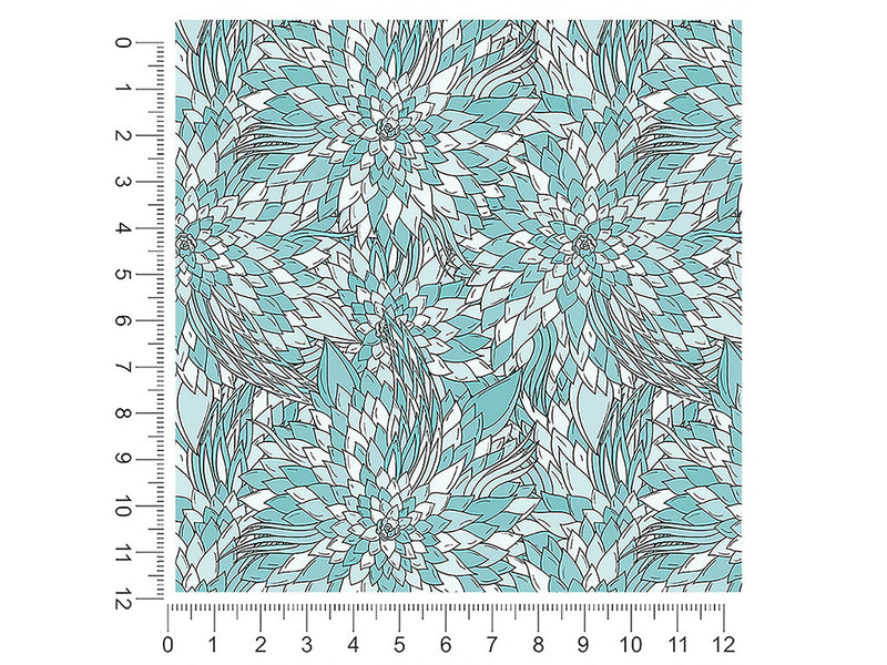 crazy chlorokinesis floral 1ft x 1ft Craft Sheets