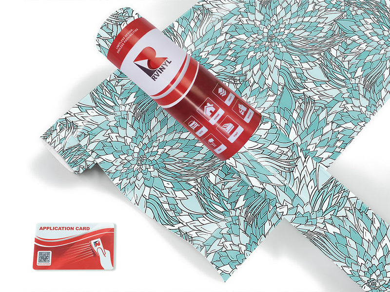 crazy chlorokinesis floral Craft Vinyl Roll