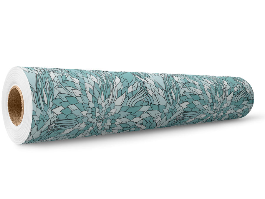 Crazy Chlorokinesis Floral Wrap Film Wholesale Roll~Rwraps Series 914 Digitally Printed Vinyl Roll~5