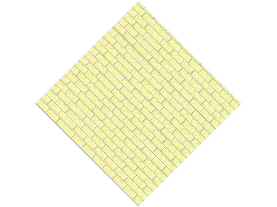 Cream Brick Vinyl Wrap Pattern