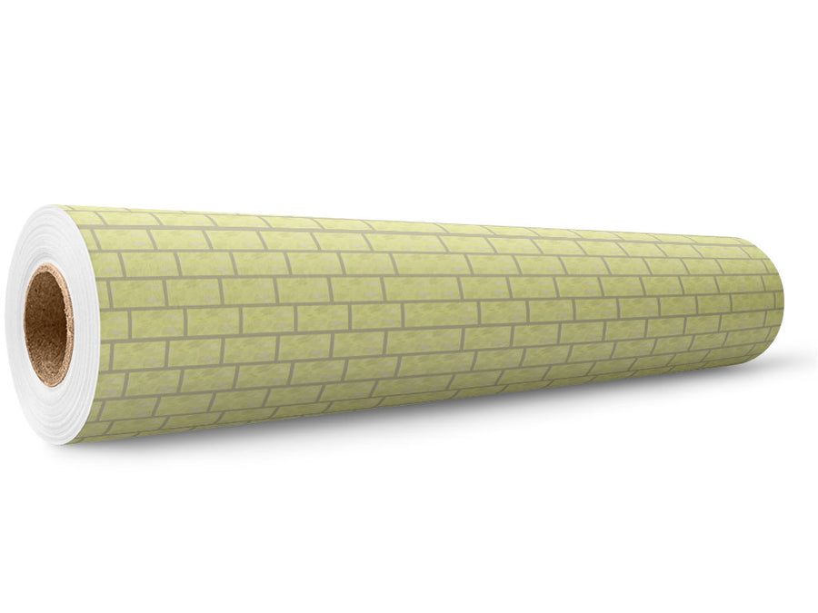 Cream Brick Wrap Film Wholesale Roll~Rwraps Series 914 Digitally Printed Vinyl Roll~5