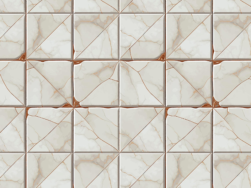 Cream Square Tile Vinyl Wrap Pattern~Rwraps Series 914 Digitally Printed Vinyl Wrap~0