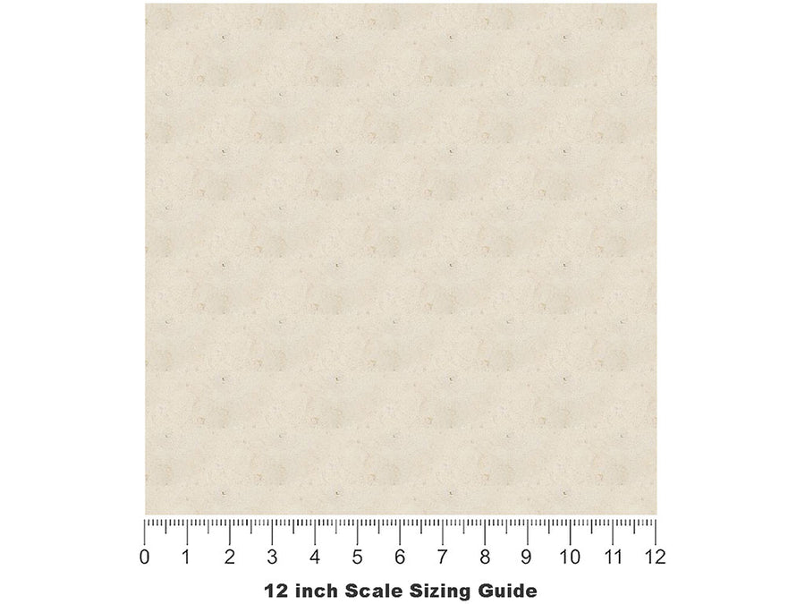 Creamy Limestone Vinyl Film Pattern Size 12 inch Scale~Rwraps Creamy Limestone Sizing Chart~2