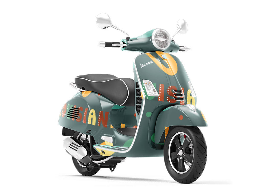 Creole State Americana Vespa Scooter Wrap Film
