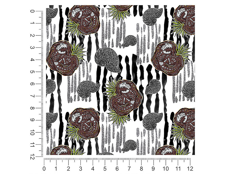 cretaceous catacomb dinosaur 1ft x 1ft Craft Sheets