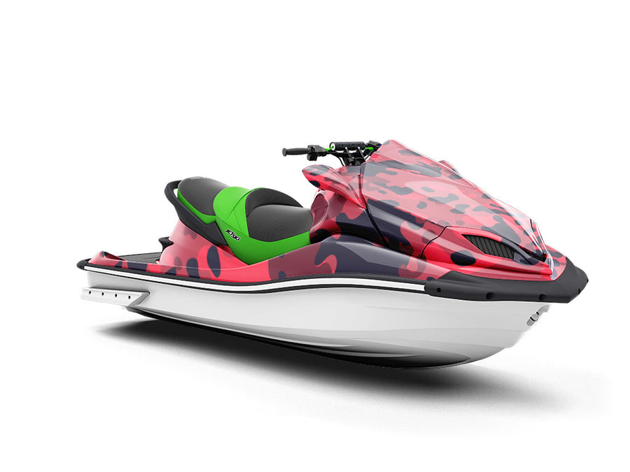 Crimson Sky Camouflage Jet Ski Vinyl Customized Wrap
