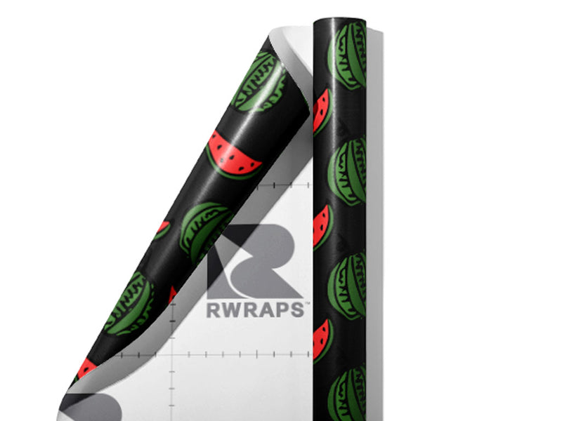 Crimson Sweet Fruit Wrap Film Sheets~Rwraps Series 914 Crimson Sweet Fruit Scrolled Sheet~3