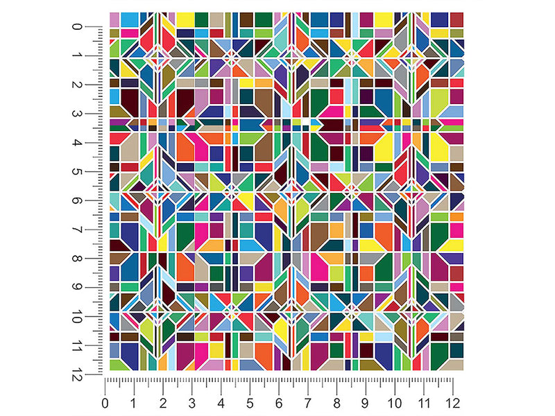 crisp window stained glass 1ft x 1ft Craft Sheets