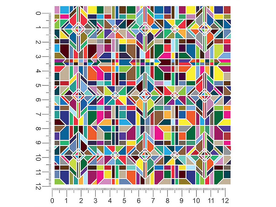 crisp window stained glass 1ft x 1ft Craft Sheets