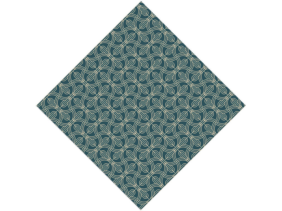 Criss-Cross Art Deco Vinyl Wrap Pattern