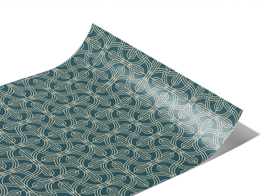 Criss-Cross Art Deco Vinyl Wraps~Rwraps Series 914 Digitally Printed Vinyl Wrap~0