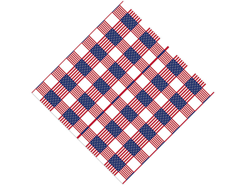 Criss Cross Americana Vinyl Wrap Pattern